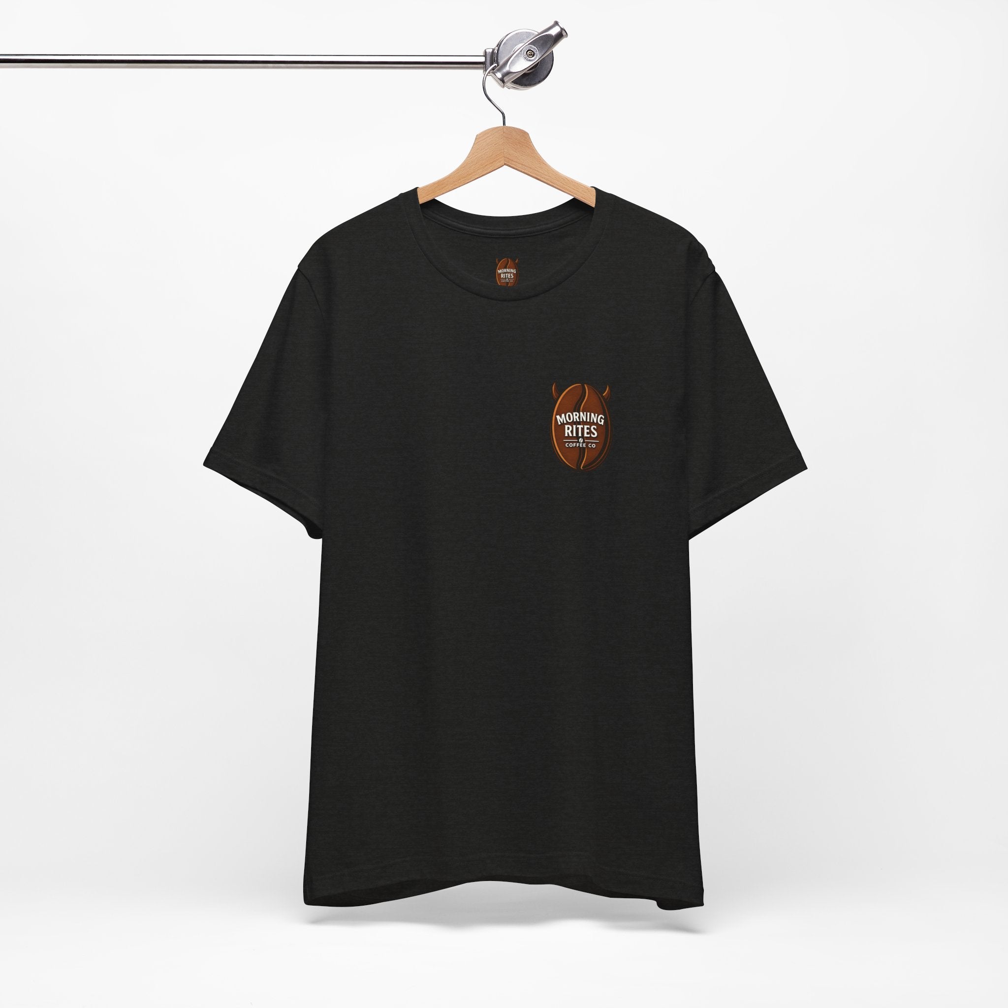Devilish Coffee Cup Logo Tee - Morning Rites Coffee Co. T‑Shirt