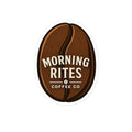 Morning Rites Coffee Bean Sticker — Kiss-Cut Laptop & Water Bottle Decal